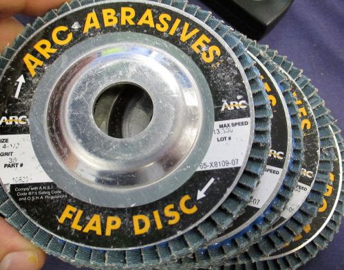 Lot of metal grinding/cutting wheels sait,tru-maxx, arc abrasives flat disc 7/8&#039; for sale
