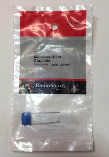 0.1uF Metalized-Film Capacitor #272-1053 By RadioShack