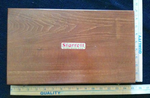 Starrett No.436 7-8&#034; Micrometer Wood Case Only