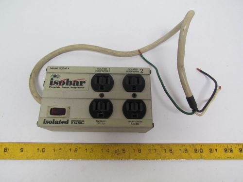 Isobar Isobar 4 Surge Protector Supressor Power Strip