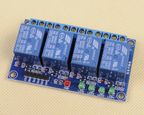 For Arduino 4-Channel Relay Module Low Level Triger Relay shield 12V