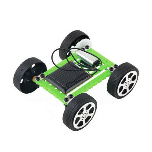 1Pcs Mini Solar Toy DIY Car Children Educational Puzzle IQ Gadget Hobby Robot E2