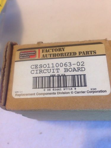 Carrier Bryant CESO110063-02 Control Board CES0110063-02 - USED Circuit Board