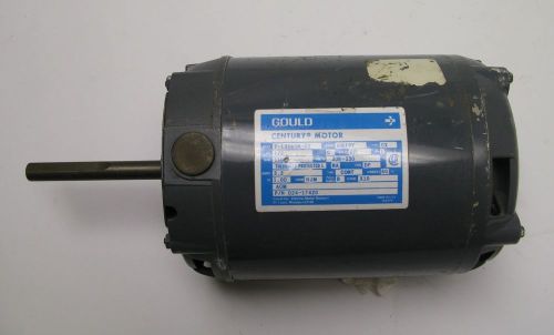 Gould electric motor 1/2 hp 1 phase 1100rpm 60hz 3.2a 1/2&#034; 7-135658-02 024-17420 for sale
