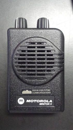 NEW IN BOX - Motorola Minitor V, VHF, Single channel with vibe, 151-158.9975 MHz