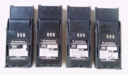 Lot of 4 OEM Motorola P1225 LS Portable Radio Battery HNN9049A HNN9049B HNN9051A