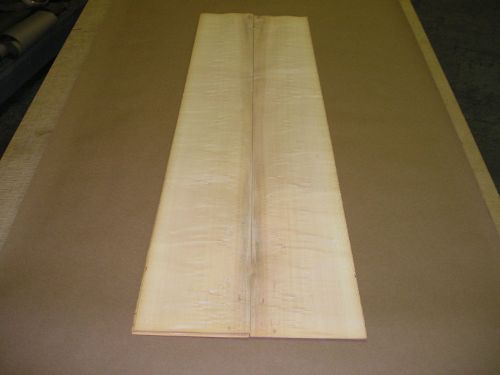 Birdseye Mineral Maple Wood Veneer. 6 x 40.5, 10 Sheets.