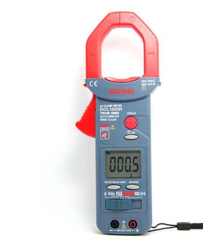 SANWA DCL1200R RMS lightweight &amp; DMM functions Clamp Meters