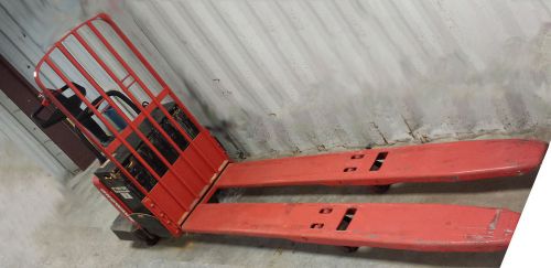 Raymond 96&#034; Long Forks End Rider Electric Battery Operated Pallet Jack