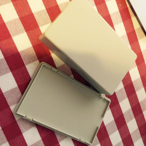 10pcs White Plastic Project Box Electronic Case DIY 49x27x14mm