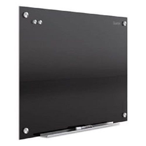 Infinity Magnetic Glass Marker Board, 24 x18 - Black Office AB638538