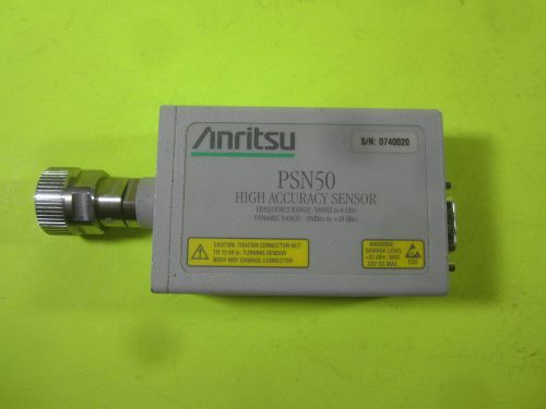 Anritsu high accuracy sensor 50mhz-6ghz -- psn50 -- used for sale