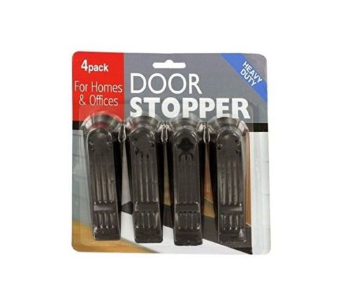 4 Pack Door Stopper Heavy Duty Doorstop Wedge Keeps Home or Office Doors Open