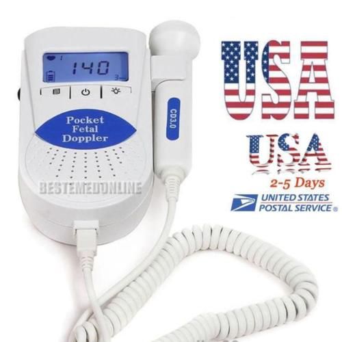 FDA LCD Sonoline B Fetal doppler Baby Prenatal Heart Monitor free gel US ship