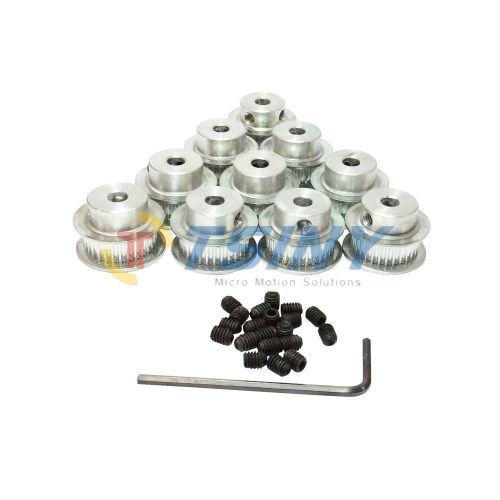 10pcs 2gt 30 teeth bore 5mm 8mm timing pulley for 3d printer replacement parts for sale