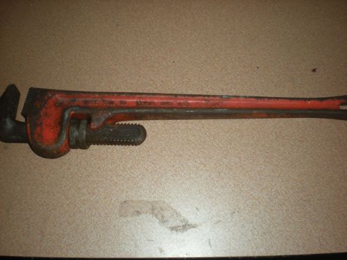 RIDGID TOOLS 24 in. Pipe Wrench Heavy Duty RIGID Monkey Wrench MADE IN USA!!!