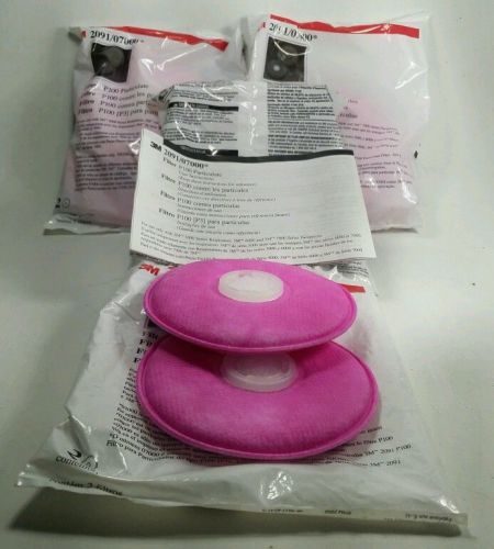 New 2 Pack 3M P100 Particulate Filter 2091/07000 use with Series 5000 6000 7000