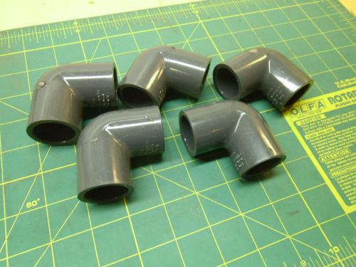 Spears elbow socket fitting 3/4&#034; 806-007 sch80 pvci d2467 lot of 5 #2313a for sale