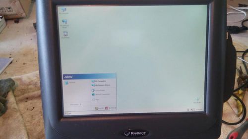 RADIANT SYSTEMS P1510 TOUCH SCREEN POS MONITOR TERMINAL WINDOWS XP ALOHA