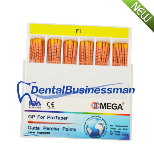 Bid ocmega dental f1 gutta percha points gp for protaper fda/ce approved dbm for sale