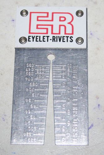 Eyelet-Rivets U.S. Std Sheet Steel Gauge from USM Fastener Company