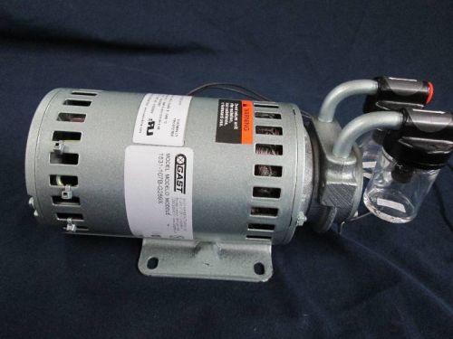 Gast vacuum pump / air compressor 1/10hp model 1531-107b - g289x new w/ manual for sale