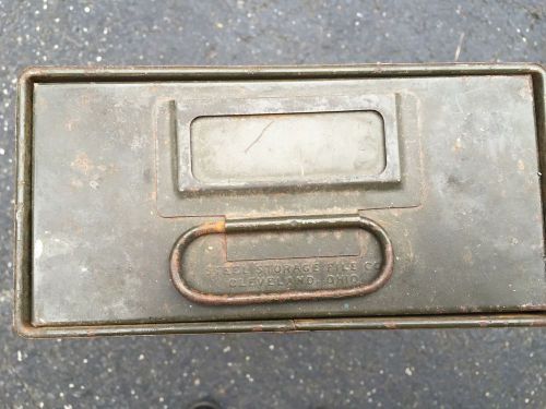 Vintage military file drawer 30 x 8 x 4 metal for sale