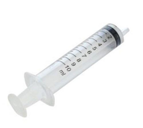10 x SYRINGE 10ml Medical Hypodermic Plastic Syringes Without Needles Sterile