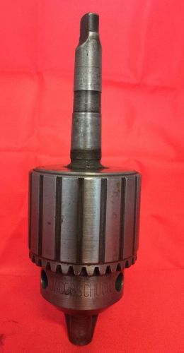 Jacobs Drill Chuck Model 36 W/ Morse Taper #2 Shank 3/16&#034; - 3/4&#034; Capacity USA