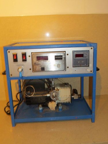 Varian model sd-40 rotary pump set-granville 275 meter &amp; gauge-ncc control-(sd3) for sale