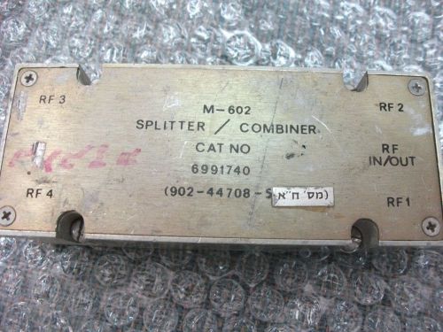 Microwave M-602 RF Splitter/Combiner 6991740 SMA