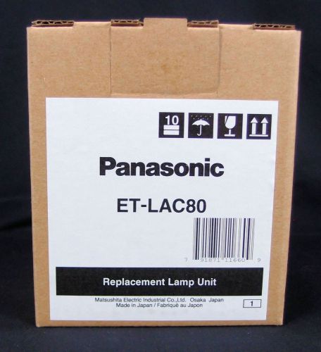 NEW Genuine OEM Panasonic ET-LAC80 Replacement Lamp Unit **Fast Free Shipping**