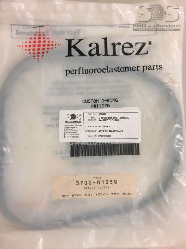 3700-01359 o-ring id15.500+-.080 csd kalrez 75 duro comp4079 (special) for sale