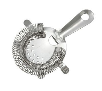Winco BST-4P, 4-Prongs Stainless Steel Bar Strainer