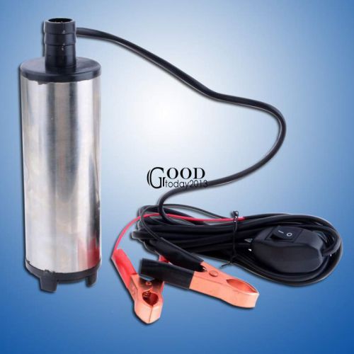 Dc 12v 30l/min water oil fuel transfer pump refueling submersible new txgt for sale