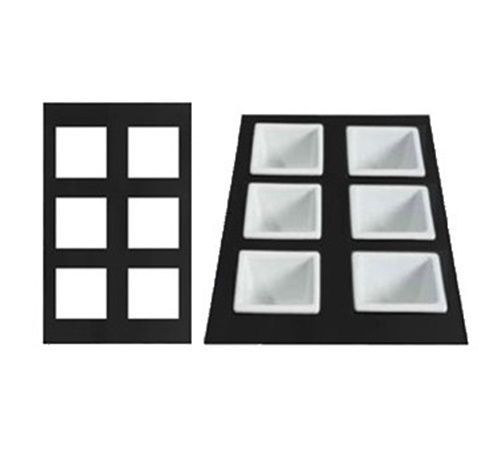 Bugambilia T0B19ST Single Tile 21-11/16&#034; x 13-1/4&#034; with (6) openings for (6)...