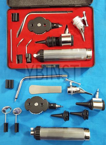 NEW Professional ENT NASAL OPHTHALMOSCOPE / OTOSCOPE DIAGNOSTIC SURGICAL Set ENT
