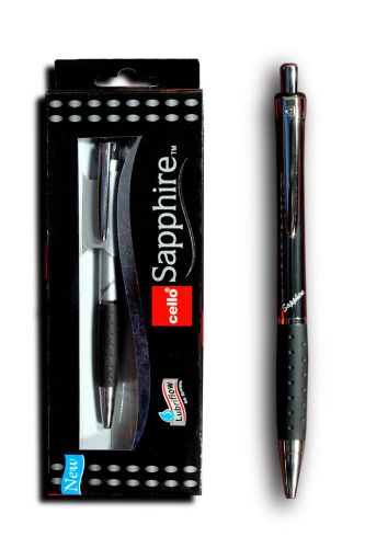 10x CELLO Sapphire Retractable Ballpoint Pen Free Shipping