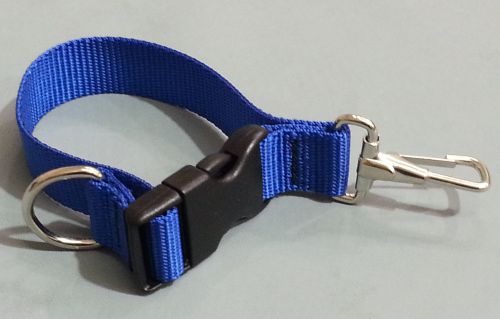 Sav-a-jake firefighter glove strap - quick release clip - blue for sale