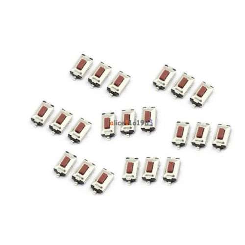 20pcs 3x6x2.5mm tactile push button switch tact switch micro switch 2 pin smd al for sale