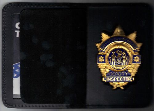 NYPD Badge bifold for CAPTAIN badge