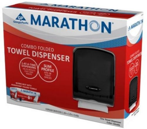 Marathon Towel Dispenser, Combo Folded (313 Towel Capacity)Marathon