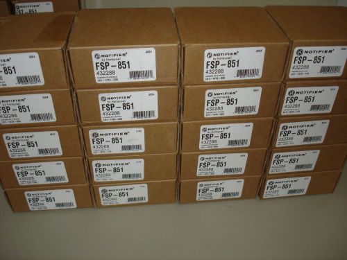NOTIFIER FSP-851 40 LOT  NEW LARGE INVENTORY FREE  SHIPPING