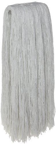 Zephyr 10512 rayon 4-ply 12oz cut end wet mop head with 1-1/4&#034; regular headband for sale