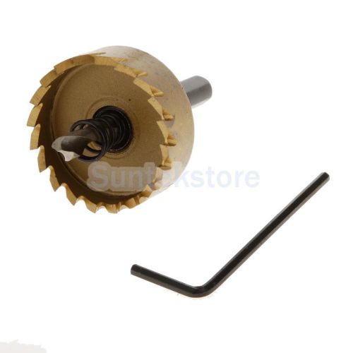 38mm Durable Stainless Steel Carbide Tipped HSS Hole Saw Drill Bit Cutter