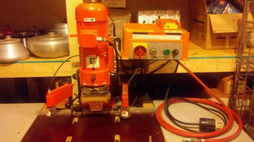 Blum Mini Press M51N1004 Insertion and Boring Machine With Table on Rollers