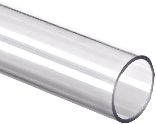 Polycarbonate tubing, 1 7/8&#034; id x 2&#034; od x 1/16&#034; wall, clear color 24&#034; l for sale