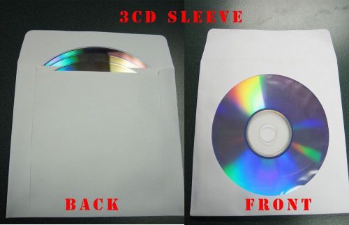1000 new triple  cd paper window sleeve,gum flap,js215 for sale