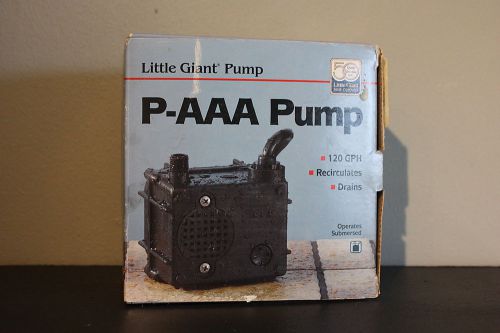 Little Giant Pump P-AAA Pump Submersible Utility Pump Fountain