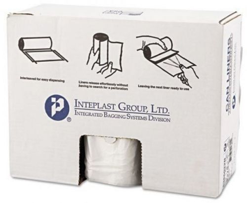 High-density can liner, 38 x 60, 60gal, .866mil, clear, 25/roll, 6 rolls/carton for sale
